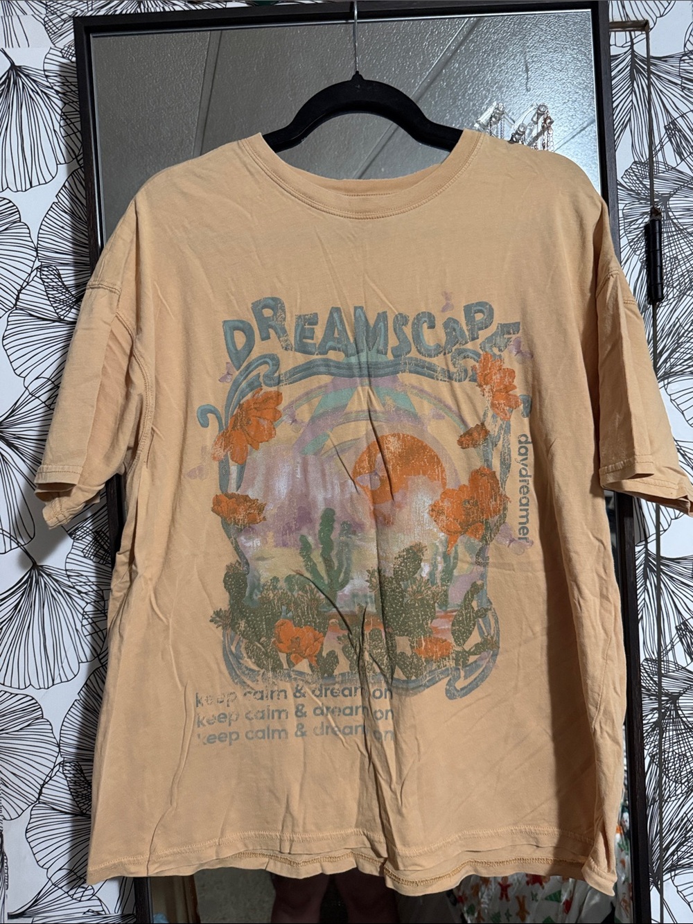 Arizona Jean Company Peach Dreamscape Graphic Tee
